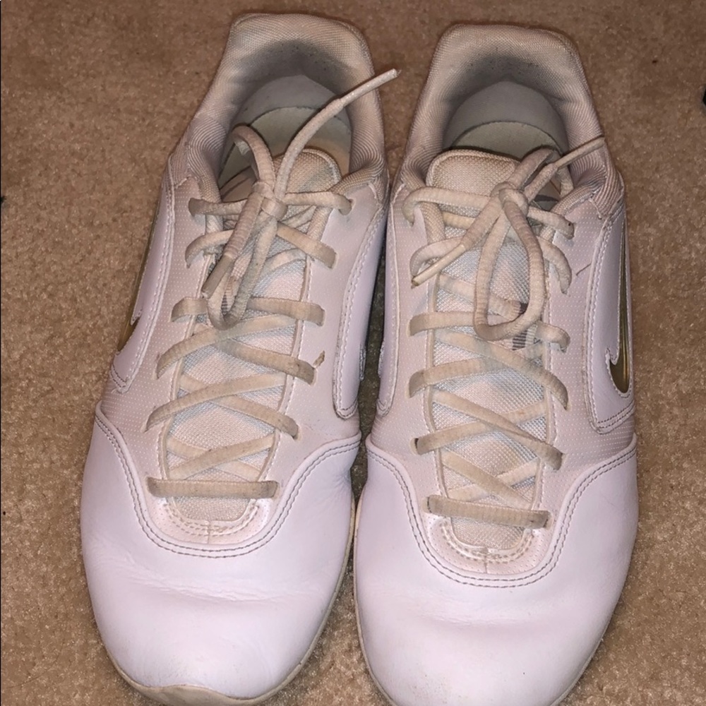 White Nike Cheer Shoes